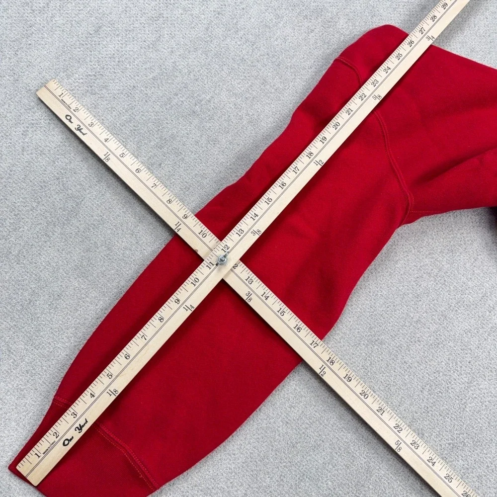 Polo Ralph Lauren Sweatshirt Men XL Red Black Pony Crewneck Sweater Y2K Retro